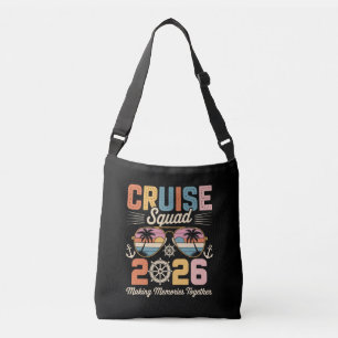 Bolsa Ajustável Equipe de Cruzeiro 2026 Férias em Família Retrô Vi