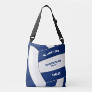 Bolsa Ajustável equipe de voleibol branco azul colorido presentes