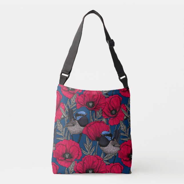 Bolsa Ajustável Erva de fada e papoila (Frente)