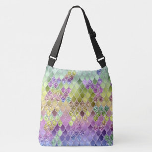 Bolsa Ajustável Escalas de Sereia de Verão nº 6 (Faux Glitter)