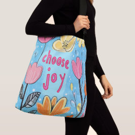 Bolsa Ajustável Escolher a arte colorida da alegria