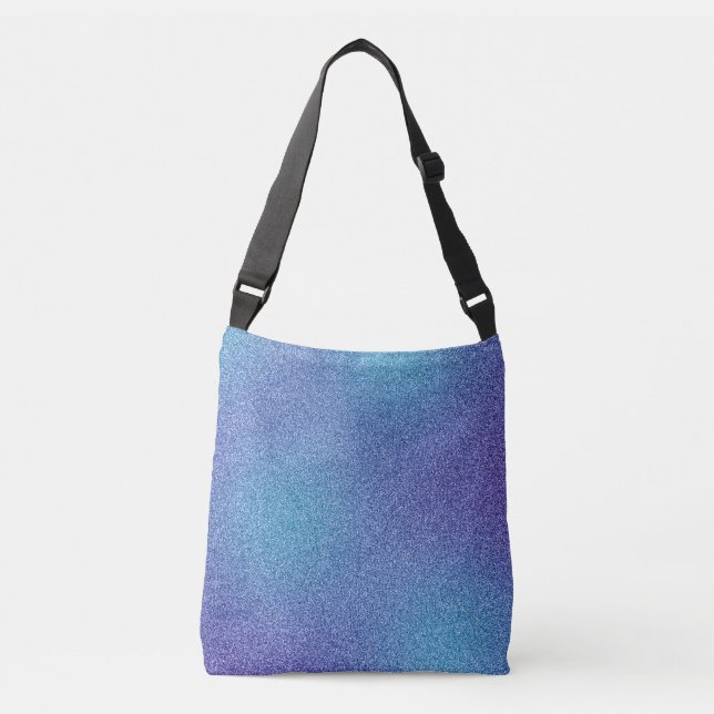 Bolsa Ajustável Escórias De Gradiente Azul-Roxo (Frente)