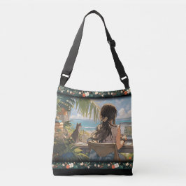 Bolsa Ajustável Escritório de animação perto do mar