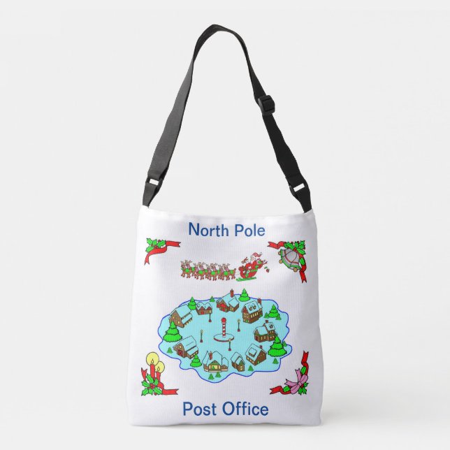 Bolsa Ajustável Escritório de Posto do Polo Norte (Verso)