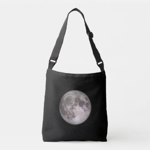 Bolsa Ajustável espaço negro da lua de cheio