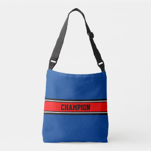 Bolsa Ajustável ESPORTE FIGURA - vermelho-fogo, preto, branco