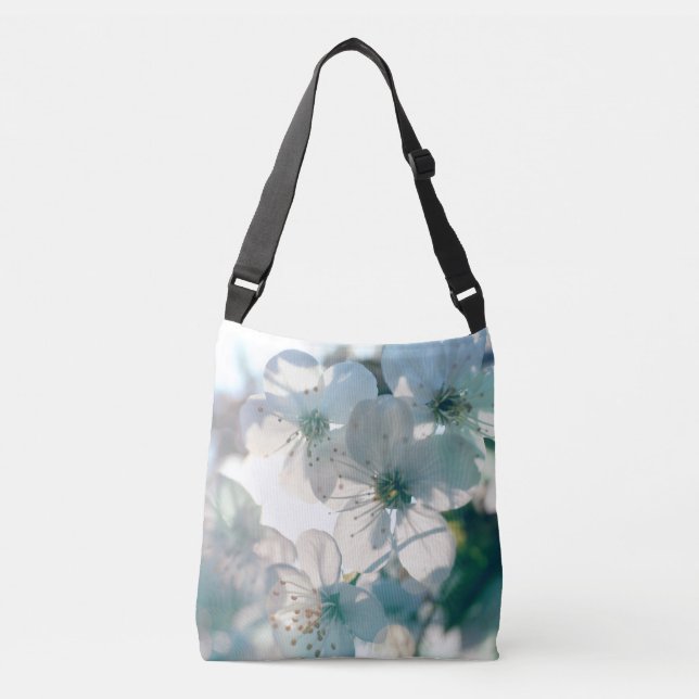 Bolsa Ajustável Esquece-me de Azul Floral (Frente)