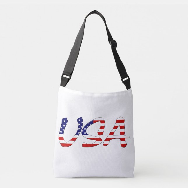 Bolsa Ajustável Estados Unidos sobrepostos no canal de bandeira do (Frente)