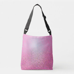 Bolsa Ajustável Estampa de Guepardo Rosa Brilhante