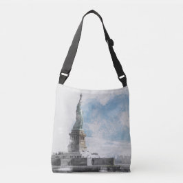 Bolsa Ajustável Estátua da Liberty Crossbody Bag - Manhattan NYC