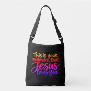 Bolsa Ajustável Este é o seu lembrete de que Jesus te ama