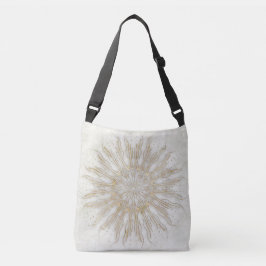 Bolsa Ajustável Estilo boho orgânico explosão de raios mandala dou