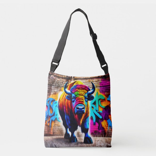 Bolsa Ajustável Estilo de grafite Bison (Frente)