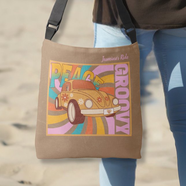 Bolsa Ajustável Estilo Peace Loving 60's Colorful (Criador carregado)