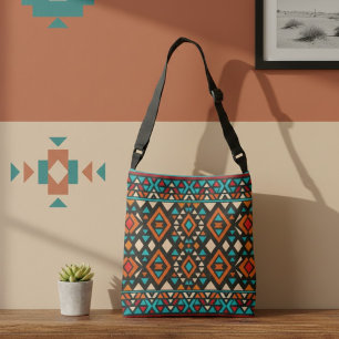Bolsa Ajustável Estilo sudoeste geométrico moderno