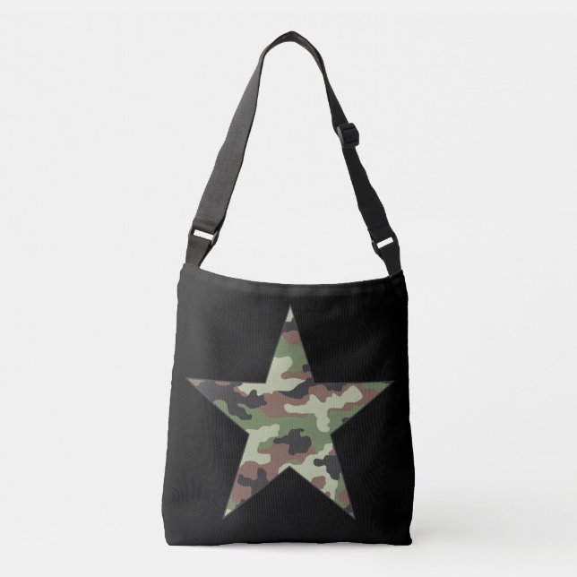 Bolsa Ajustável Estrela Militar de Camuflagem (Frente)