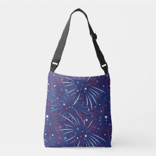 Bolsa Ajustável Estrelas azuis brancas vermelhas dos