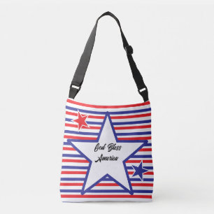 Bolsa Ajustável Estrelas Vermelhas Azuis Vermelhas Strike América 