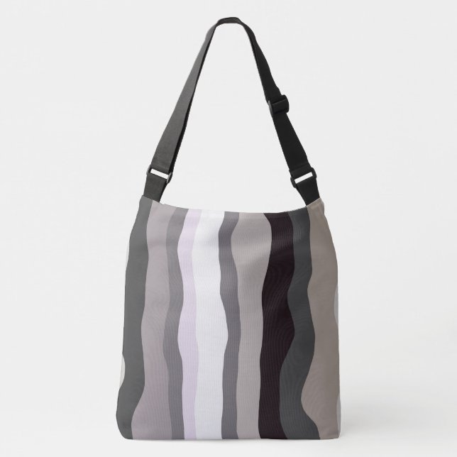 Bolsa Ajustável Estrias de ondulação e Cinza (Frente)