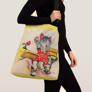 Bolsa Ajustável estudante do gato do gatinho