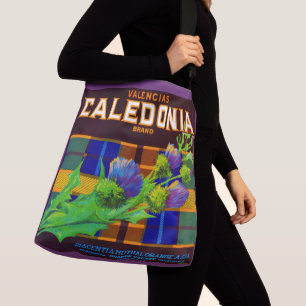 Bolsa Ajustável etiqueta alaranjada da caixa de Caledonia dos anos