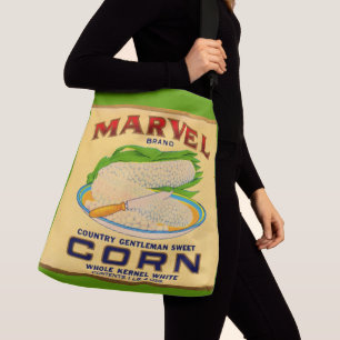Bolsa Ajustável Etiqueta de milho em conserva Marvel de 1930