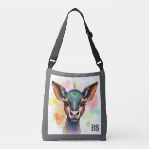 Bolsa Ajustável etnia africana kwanzaa animais selvagens em disfar