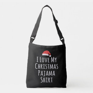 Bolsa Ajustável Eu adoro a minha camisa de Natal do Pajama