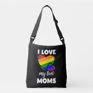 Bolsa Ajustável Eu adoro o meu orgulho LGBT lésbico das minhas dua