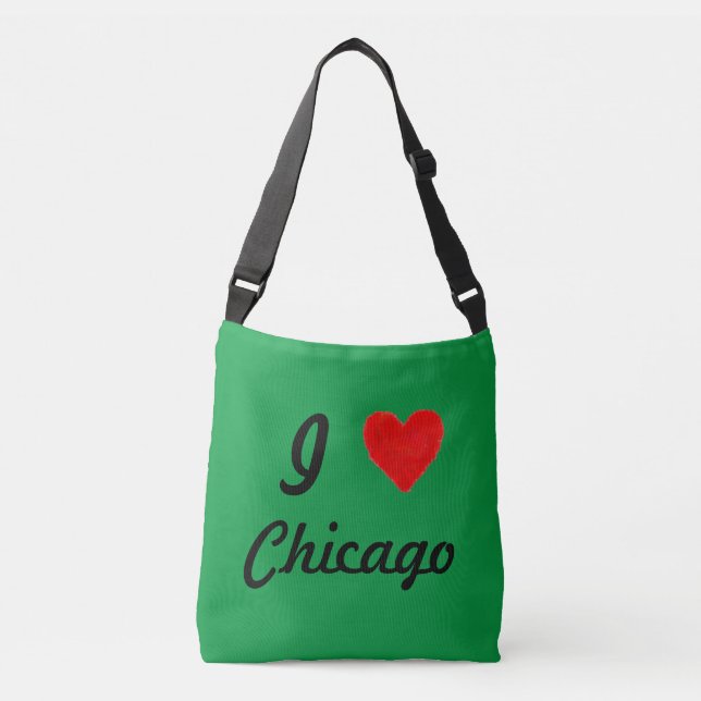 Bolsa Ajustável Eu amo Chicago (Frente)
