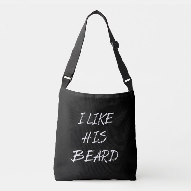 Bolsa Ajustável eu gosto da barba dele (Frente)