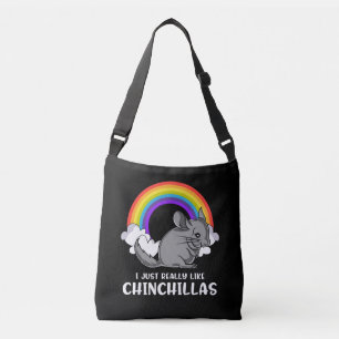 Bolsa Ajustável Eu Gosto Muito De Chinchillas Pet Bonito