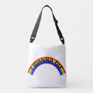 Bolsa Ajustável Eu Quero Morrer - Arco-íris