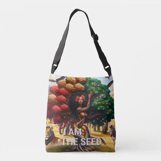 Bolsa Ajustável Eu Sou A Semente de Empoderamento Inspirador (Verso)