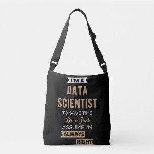 Bolsa Ajustável Eu sou um cientista de dados, para economizar Vamo