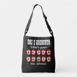 Bolsa Ajustável Eu Sou Um Professor, Qual É Seu Superpoder?