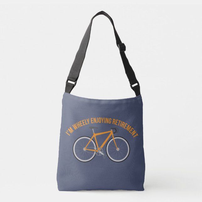 Bolsa Ajustável Eu sou Wheely que aprecio a bicicleta engraçada da (Frente)