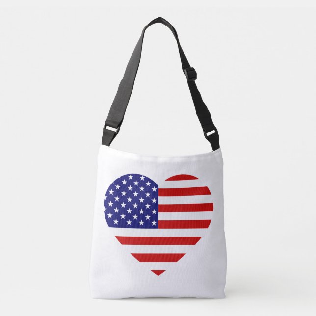 Bolsa Ajustável EUA Heartflag cbcnt (Frente)