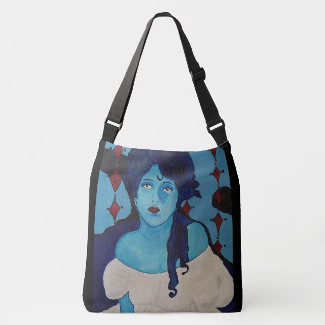 Bolsa Ajustável Evelyn Blue (Frente)
