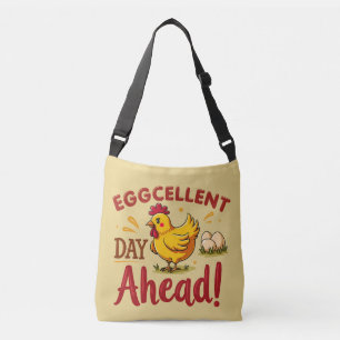 Bolsa Ajustável Excelente Dia à Frente Fazenda Engraçada de Frango