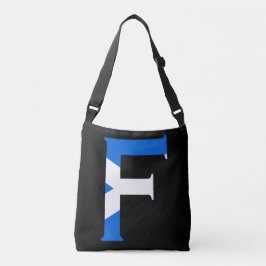 Bolsa Ajustável F Monograma sobreposto à Scottish Flag cbcnt