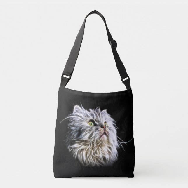 Bolsa Ajustável Face de gato persa de Fractaleu (Frente)