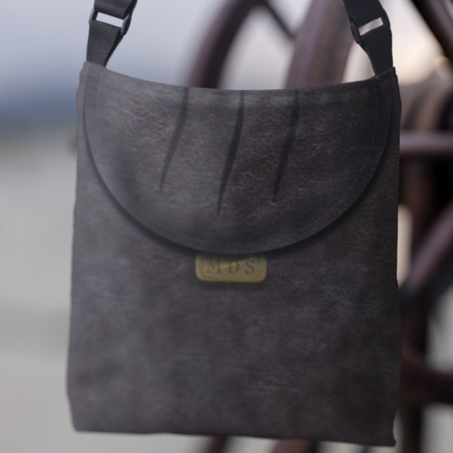 Bolsa Ajustável Fácil Pirata, Escuro, Castanho Escuro, Bag Crossbo (Perfect crossbody bag to go with your pirate costume 🏴‍☠☠️🏴‍☠️🦜)