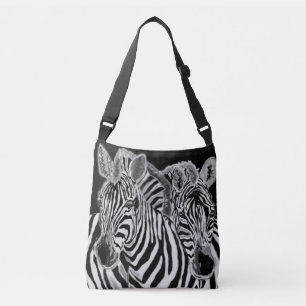 Bolsa Ajustável Família Bag de Corpo Cruzado Zebras