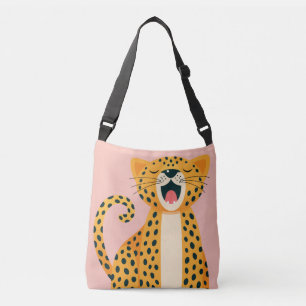 Bolsa Ajustável Fantasia de Animal de Safari Guepardo Bocejando Ca