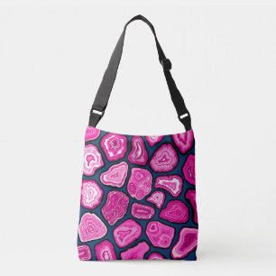 Bolsa Ajustável Fatias de agata rosa