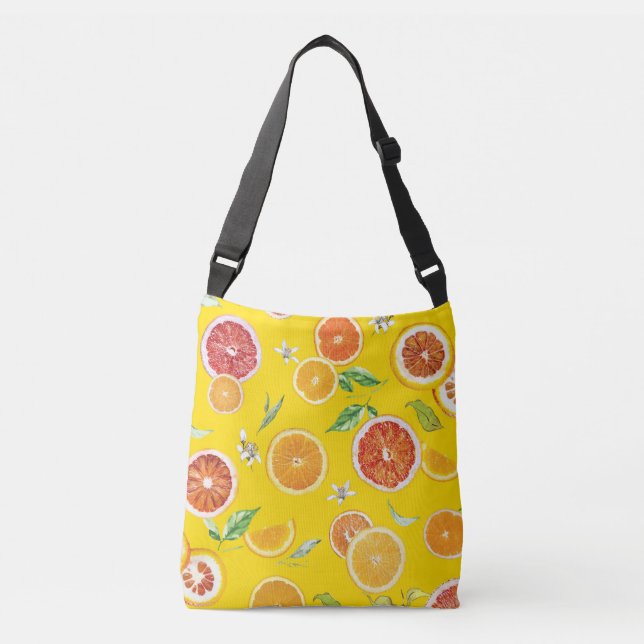 Bolsa Ajustável Fatias de laranja #padrão #moderno #estilo (Frente)