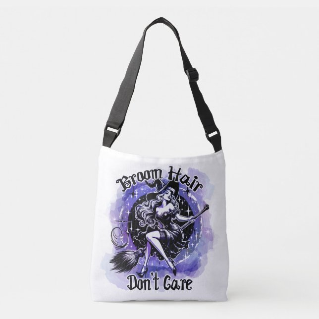 Bolsa Ajustável Feiticeira Engraçada das Halloween (Frente)