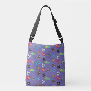 Bolsa Ajustável Feliz Cabeça de Gato Reduzida - Com Texto