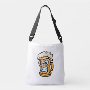 Bolsa Ajustável Feliz Cama De Cerveja, Ilustração Engraçada